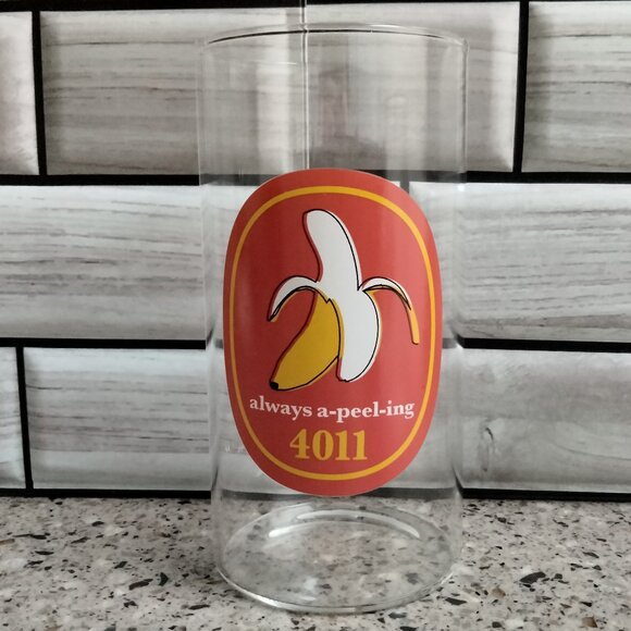 New Set of 6 Fruit Label Juice Glasses - Picture 7 of 7